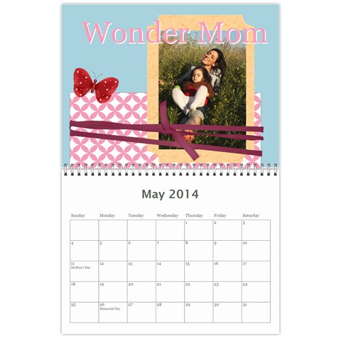 Year Calendar By C1 May 2014