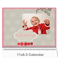 Year calendar - Wall Calendar 11  x 8.5  (12-Months)