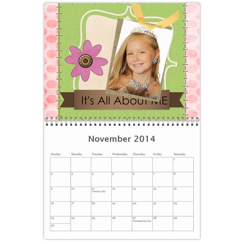 Year Calendar By C1 Nov 2014