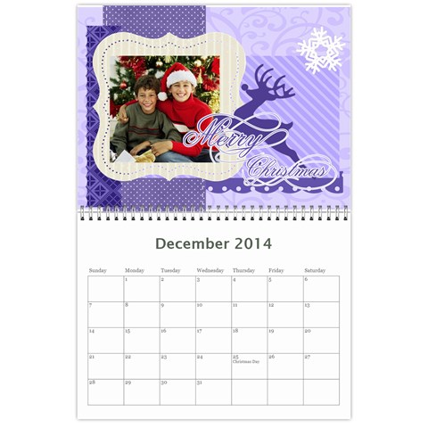 Year Calendar By C1 Dec 2014