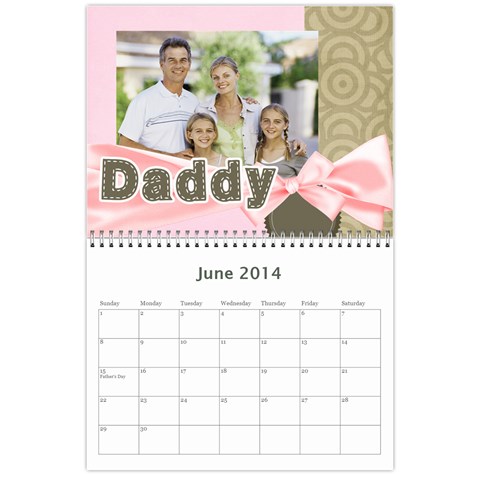 Year Calendar By C1 Jun 2014