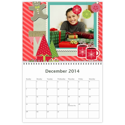 Year Calendar By C1 Dec 2014