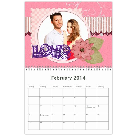 Year Calendar By C1 Feb 2014
