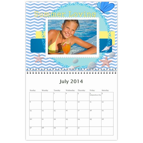Year Calendar By C1 Jul 2014