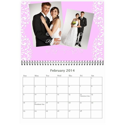 Year Calendar By C1 Feb 2014