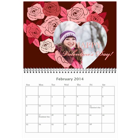 Year Calendar By C1 Feb 2014