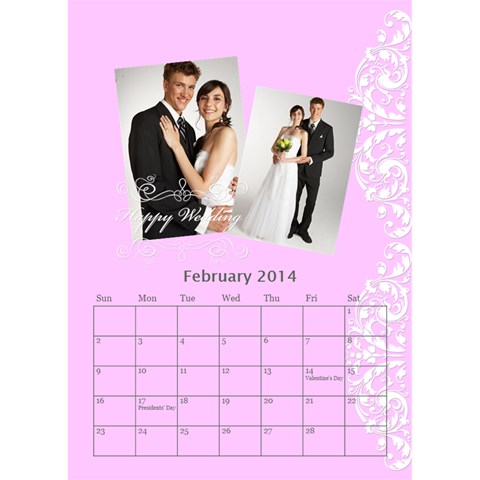 Year Of Calendar By C1 Feb 2014