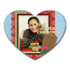 christmas - Heart Mousepad