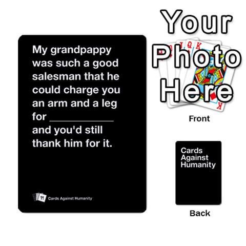 Cah Black Cards 5 By Steven Front - Heart4