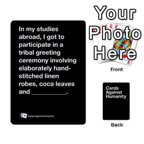 Cah Black Cards 5 By Steven Front - Heart9
