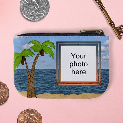 Palm Tree Mini Coin Purse By Lil Back