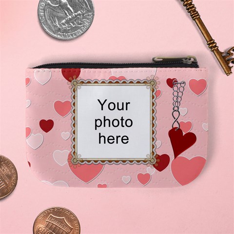 Hearts Mini Coin Purse By Lil Back