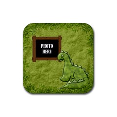 Prehistoric Coaster 1 - Rubber Coaster (Square)