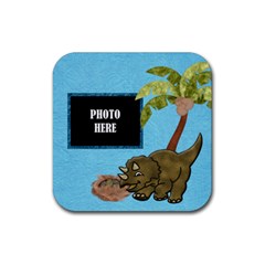 Prehistoric Coaster 3 - Rubber Coaster (Square)