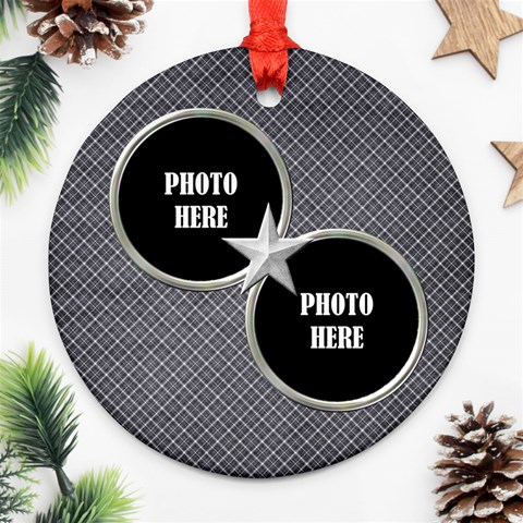 Brothers Round Ornament By Lisa Minor Front