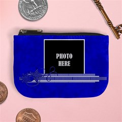 Basix Blue Coin Purse - Mini Coin Purse