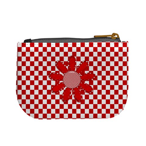 Basix Red Coin Purse By Lisa Minor Back