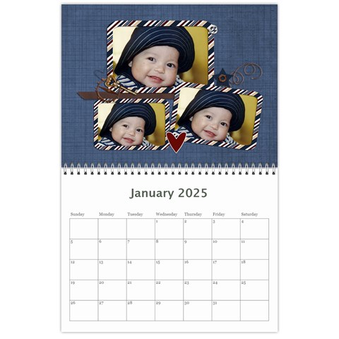 Wall Calendar 11 X 8 5 Jan 2025