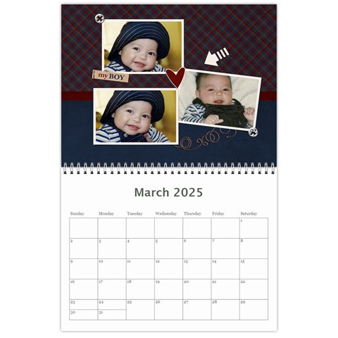 Wall Calendar 11 X 8 5 Mar 2024