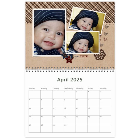 Wall Calendar 11 X 8 5 Apr 2025
