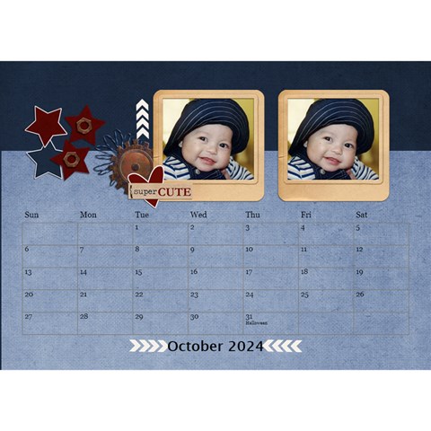 Desktop Calendar 8 5  X 6  Oct 2024