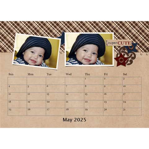 Desktop Calendar 8 5  X 6  May 2025