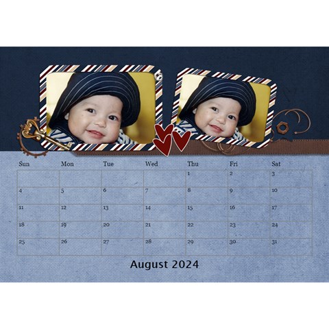 Desktop Calendar 8 5  X 6  Aug 2024