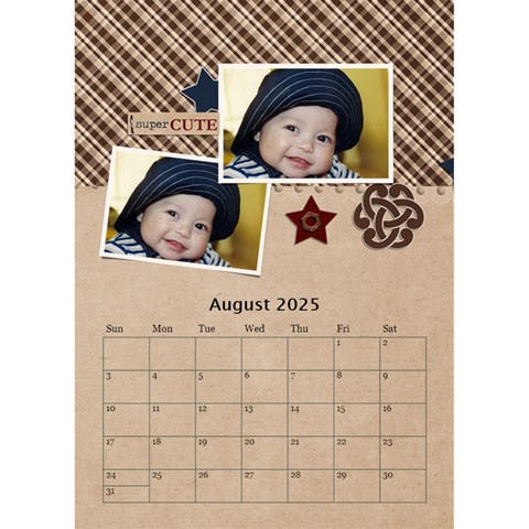 Desktop Calendar 6  X 8 5  Aug 2025