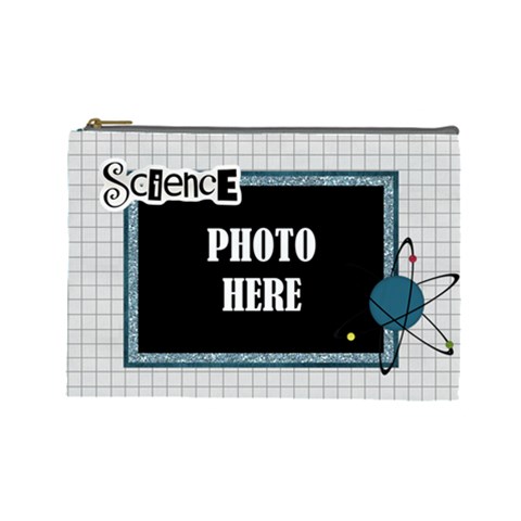 Learn Discover Explore Large Cosmetic Bag By Lisa Minor Front