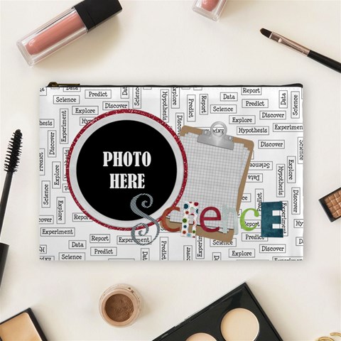 Learn Discover Explore Large Cosmetic Bag 2 By Lisa Minor Front
