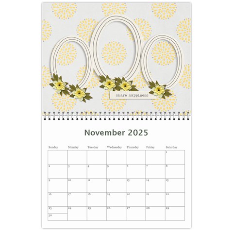 Wall Calendar 11 X 8 5 Nov 2025