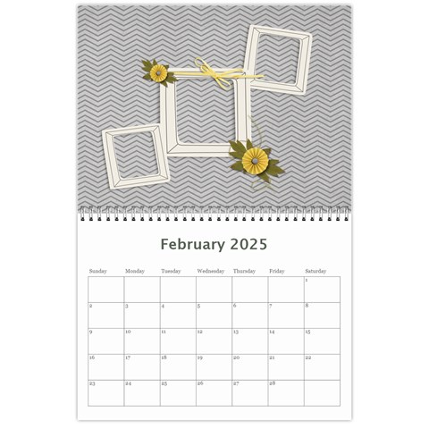 Wall Calendar 11 X 8 5 Feb 2025