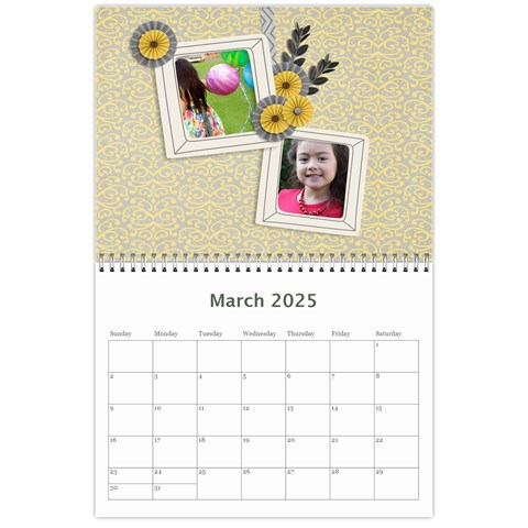 Wall Calendar 11 X 8 5 Mar 2025