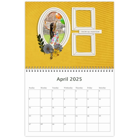 Wall Calendar 11 X 8 5 Apr 2025