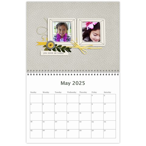 Wall Calendar 11 X 8 5 May 2025