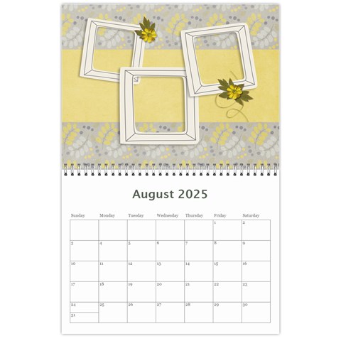 Wall Calendar 11 X 8 5 Aug 2025