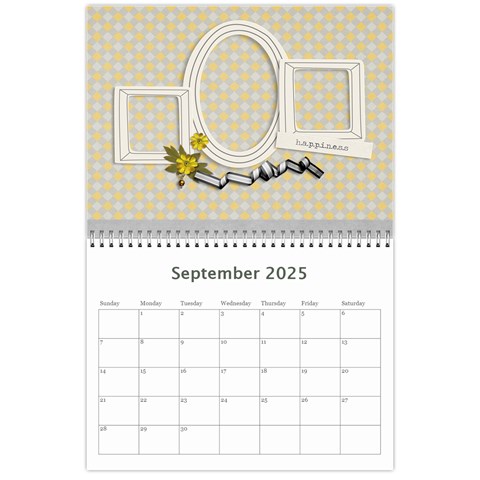 Wall Calendar 11 X 8 5 Sep 2025