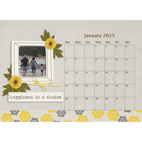 Desktop Calendar 8 5  X 6  Jan 2025