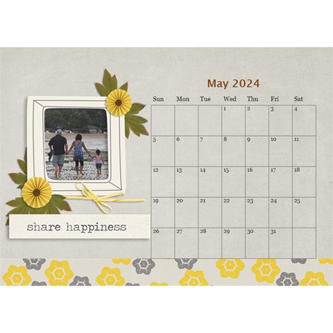 Desktop Calendar 8 5  X 6  May 2024