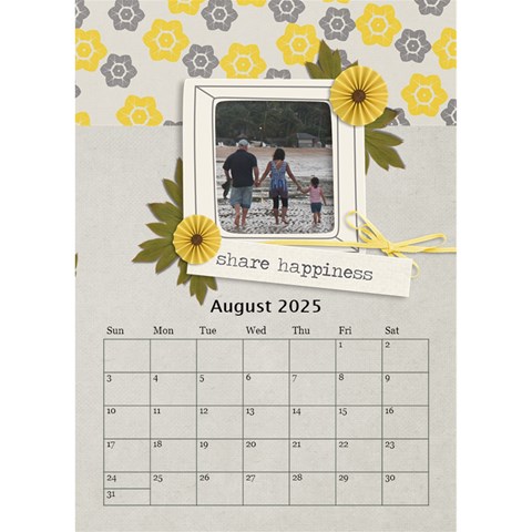 Desktop Calendar 6  X 8 5  Aug 2025