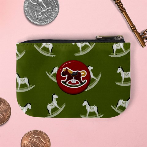 My Christmas Pony Coin Bag By Lisa Minor Back