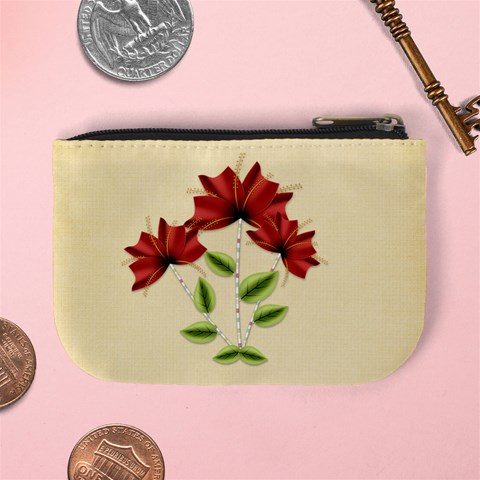 Happy Holidays Coin Bag 2 By Lisa Minor Back