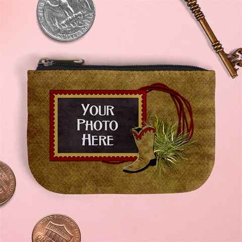 Cowboy Coin Bag By Lisa Minor Front