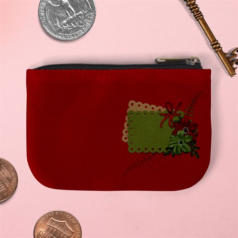 Christmas Cluster Coin Bag By Lisa Minor Back