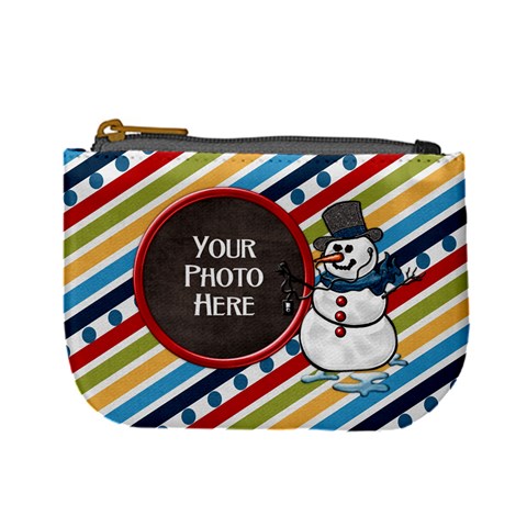 Rockin Around The Christmas Tree Coin Bag 2 By Lisa Minor Front