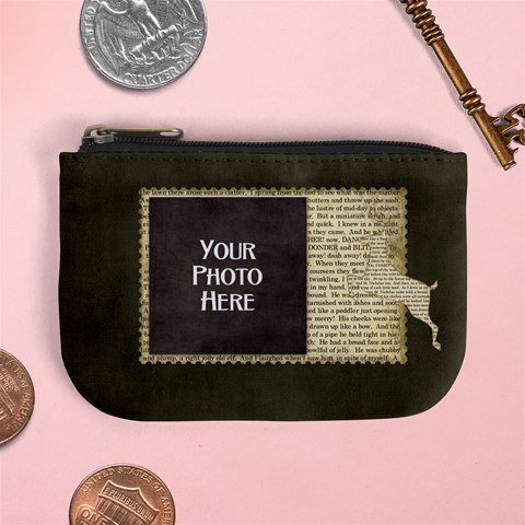 And To All A Good Night Coin Bag 1 By Lisa Minor Front