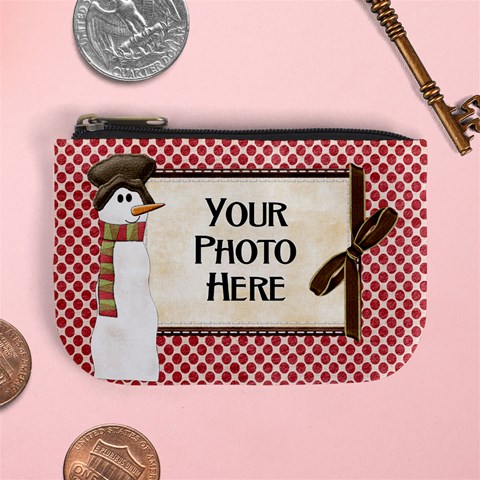Peace Joy Love Coin Bag 2 By Lisa Minor Front