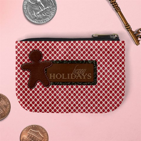 Peace Joy Love Coin Bag 2 By Lisa Minor Back