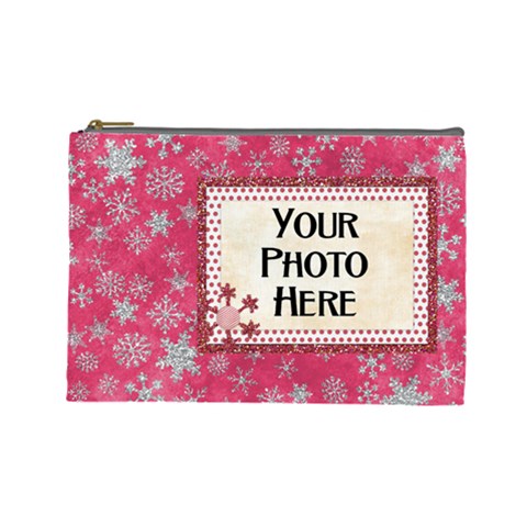365 December Large Cosmetic Bag By Lisa Minor Front