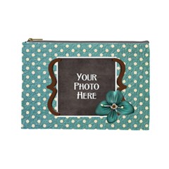 Thoughts of Friendship Large Cosmetic Bag 2 - Cosmetic Bag (Large)
